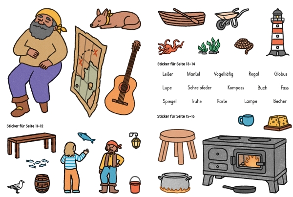 Mäi Stickerheft: PIRATEWORTSCHATZ